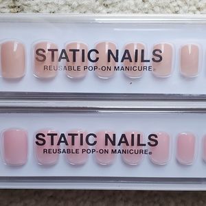 Static Nails- Baby Spice & Fetish (Square & Short)